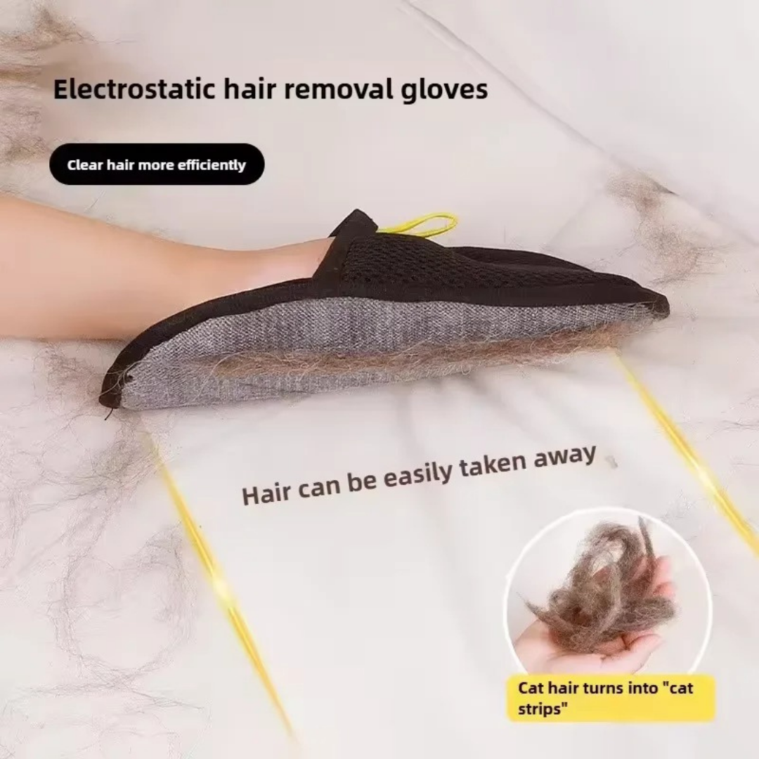 Pet hair removal glove