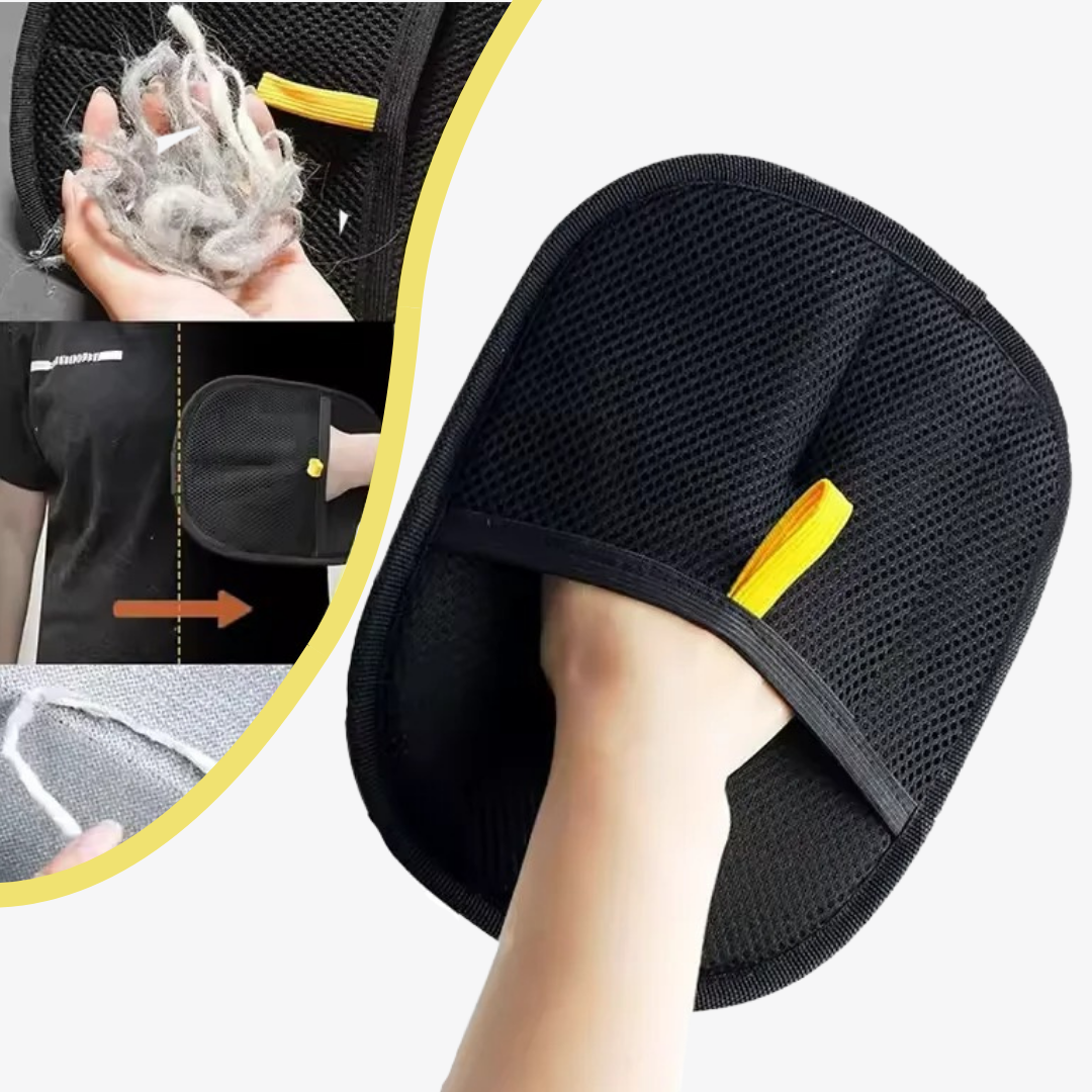 Pet hair removal glove
