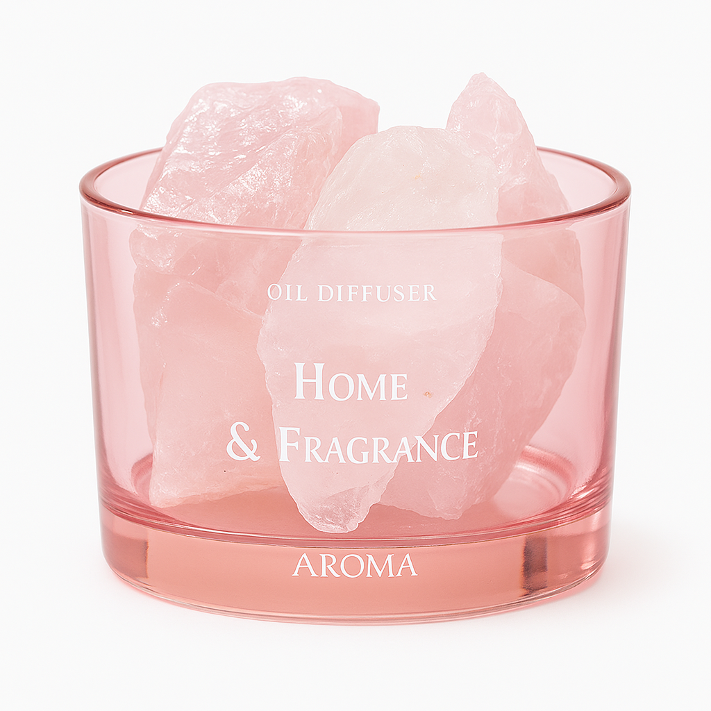 Essential Oil Diffuser with Natural Crystal Rocks