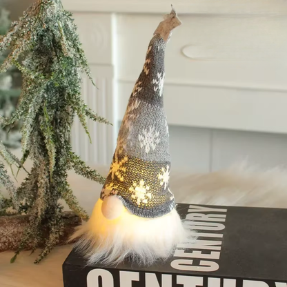 Christmas Light Gnome Doll - Cozy Holiday Decoration with Warm Glow