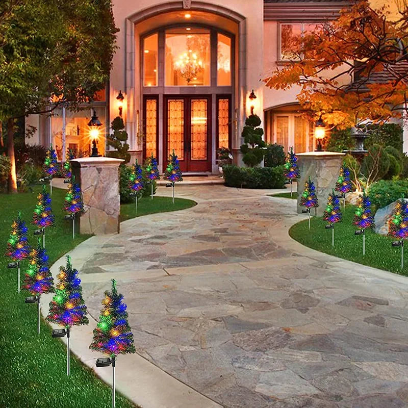 Solar Christmas Tree – Magical Cord-Free Holiday Lighting for Your Home & Garden