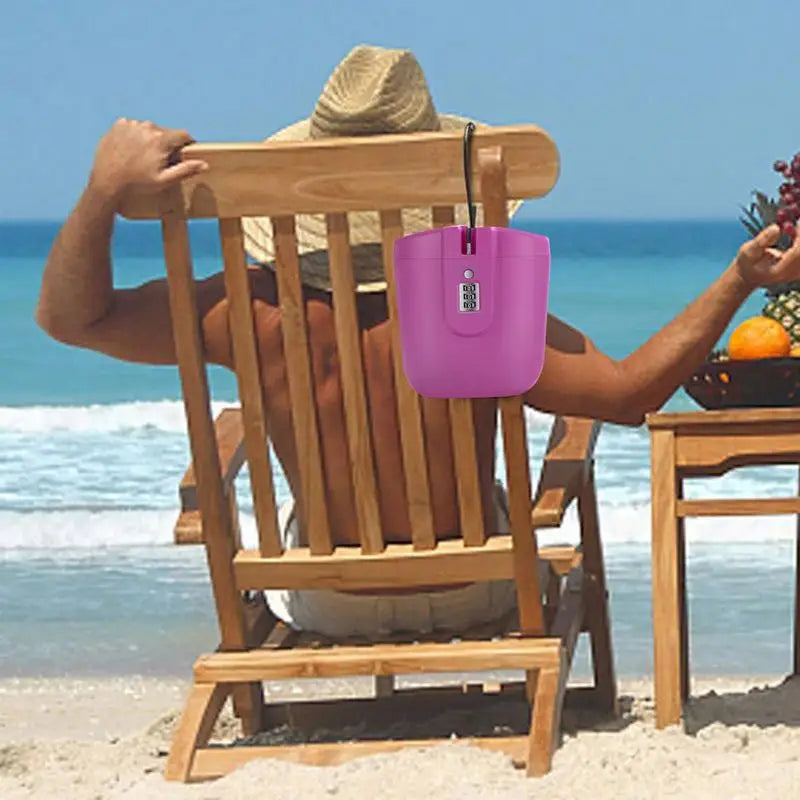 Beach locker box