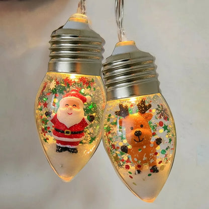 MerryGlow Christmas Bulb String Lights - Capture the Spirit of the Season