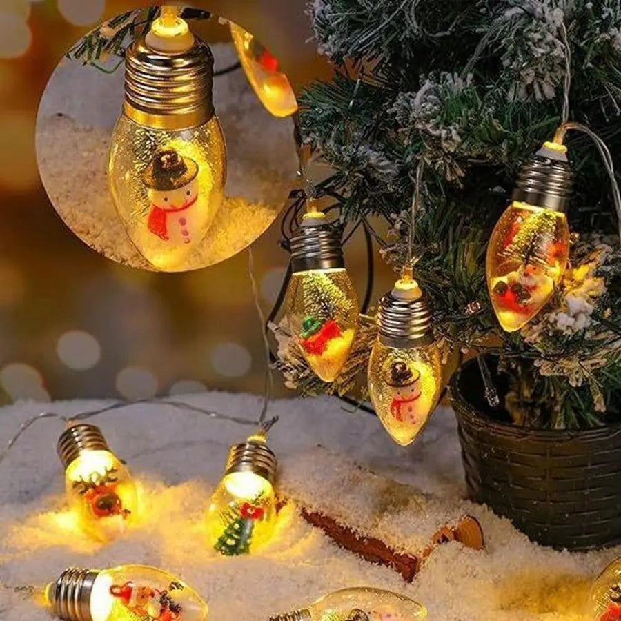 MerryGlow Christmas Bulb String Lights - Capture the Spirit of the Season
