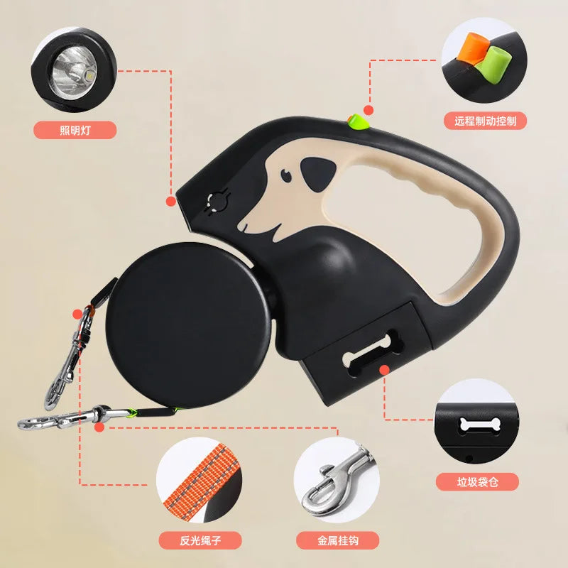 Double dog leash – 360°