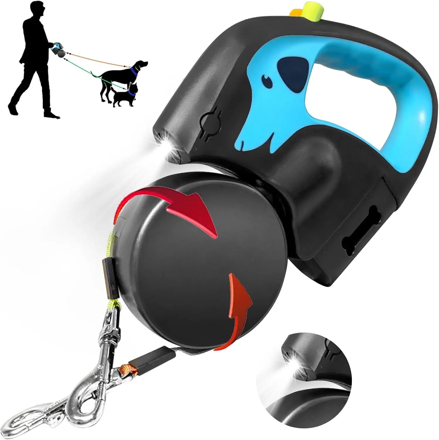Double dog leash – 360°