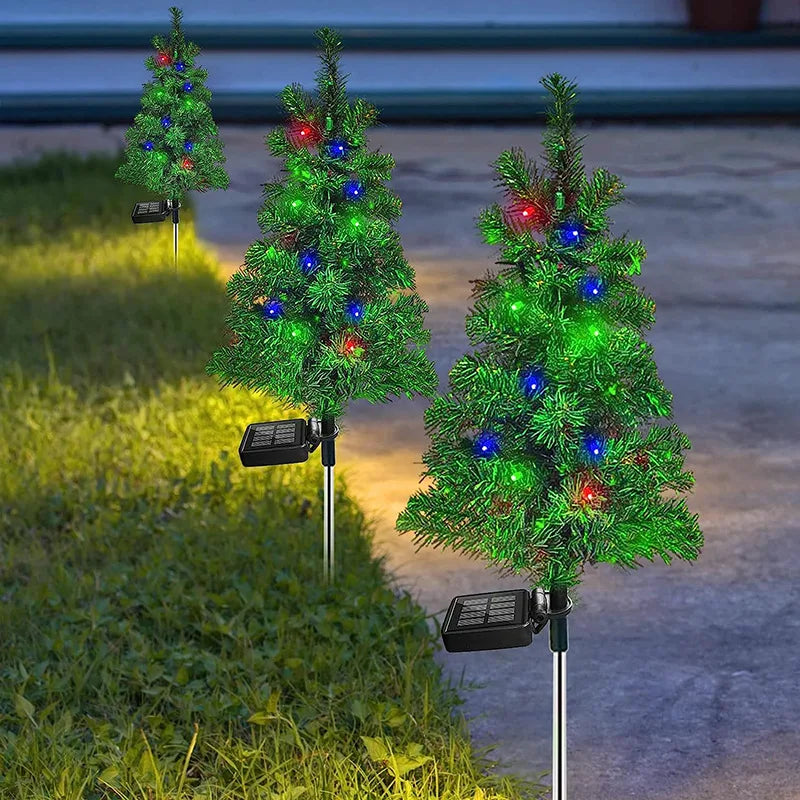 Solar Christmas Tree – Magical Cord-Free Holiday Lighting for Your Home & Garden
