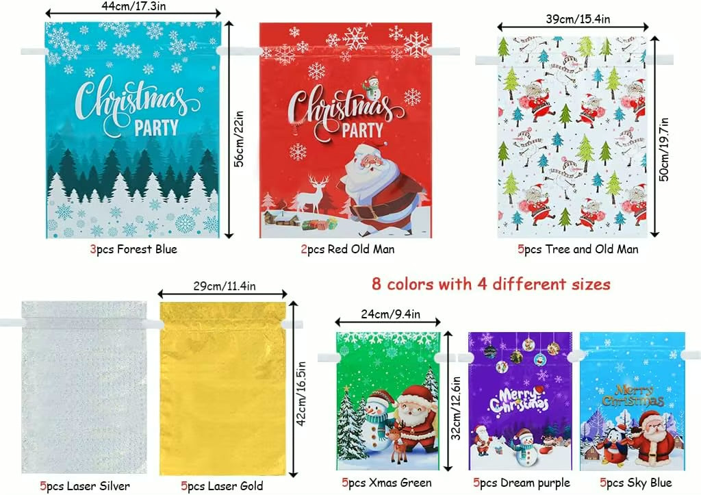 MerryPouch™ Deluxe Gift Bags – Wrap Your Gifts in Seconds with Festive Elegance