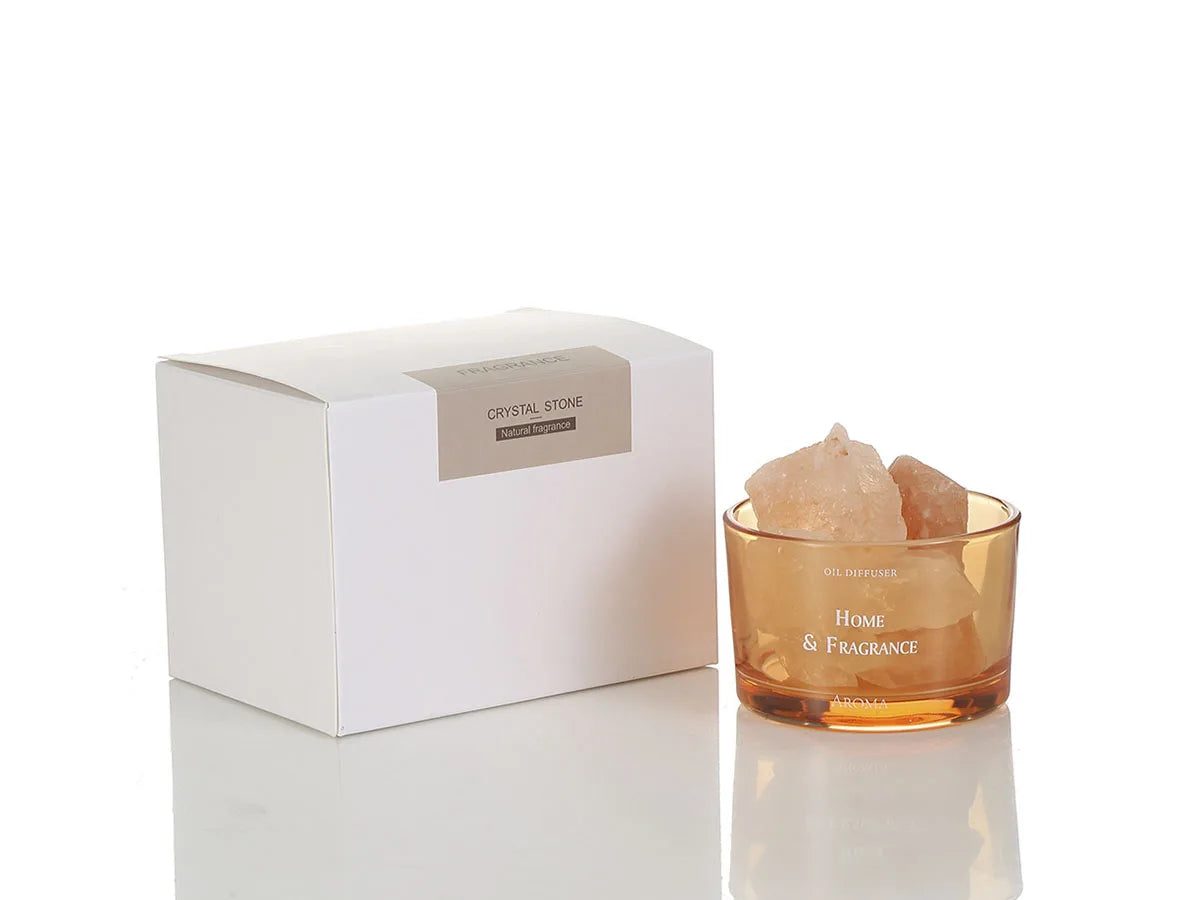 Essential Oil Diffuser with Natural Crystal Rocks