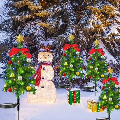 Solar Christmas Tree – Magical Cord-Free Holiday Lighting for Your Home & Garden